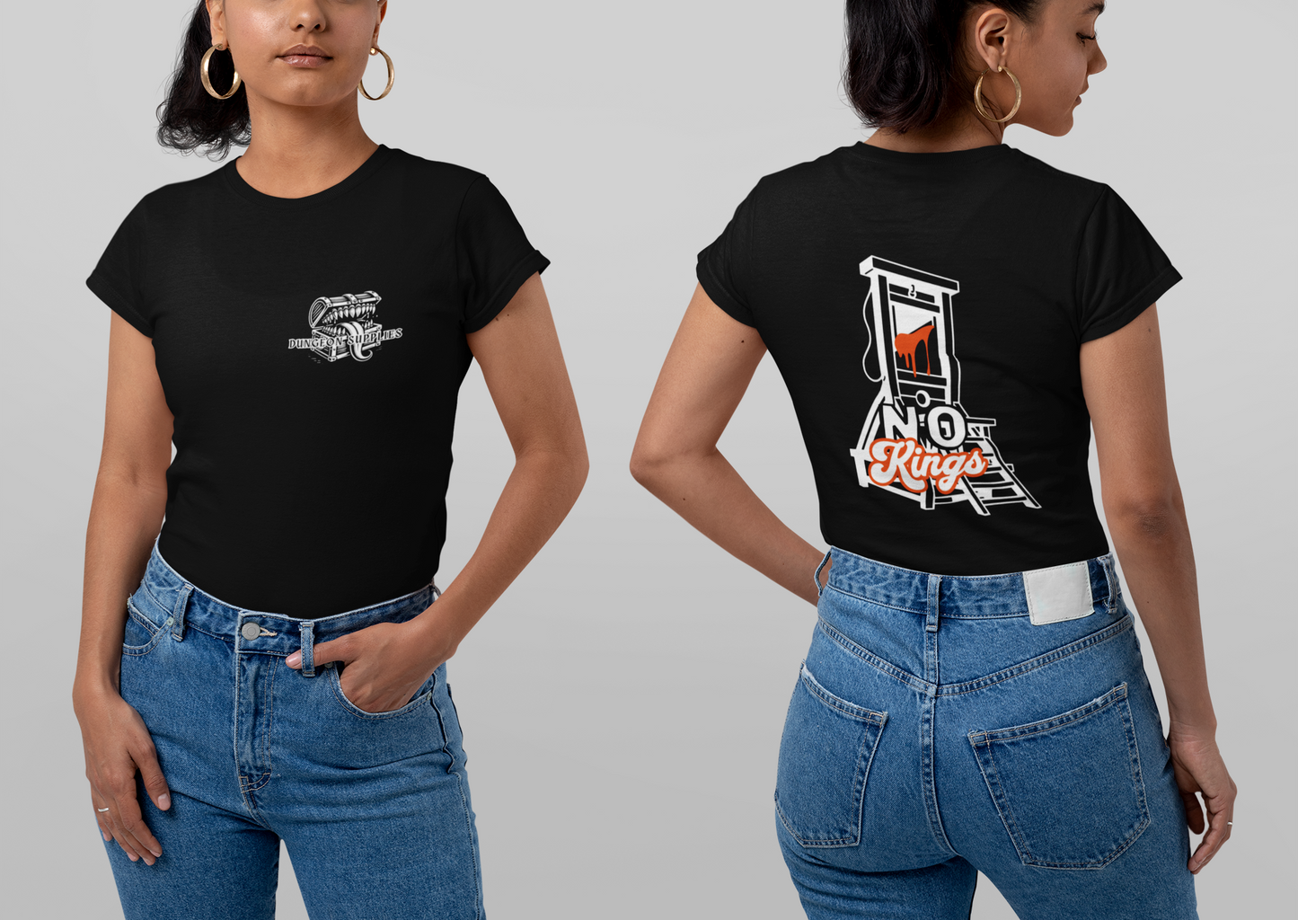 NO KINGS  Guillotine Graphic Tee